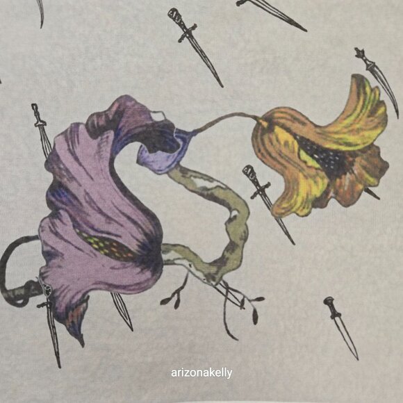 rag & bone Silk Dagger Scarf With Flowers Floral - Picture 4 of 11